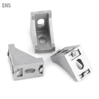 SN5 10 ชิ้นอลูมิเนียมอัลลอยด์รูปตัว L ฉากยึดมุมขวาวงเล็บปีกกา Fastener 28x28mm