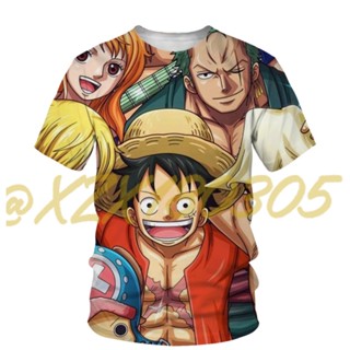 เสื้อเชิ้ต ลายการ์ตูนอนิเมะ One-Piece 3D 06