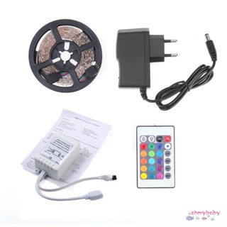 สายไฟ LED RGB 5050 SMD 24 คีย์ 12V US กันน้ํา 5 เมตร