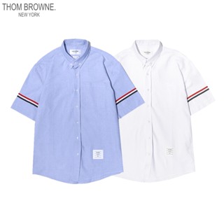 สินค้าพร้อมส่ง ! เสื้อยืดแขนสั้น พิมพ์ลาย THOM BROWN/E สไตล์คลาสสิก แฟชั่นฤดูร้อน สําหรับผู้ชาย และผู้หญิง