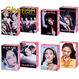 Cherish อัลบั้มรูปภาพ Kpop Blackpink HD Venom Jisoo Lomo Lisa Rose สําหรับเก็บสะสม 30 ชิ้น ต่อชุด