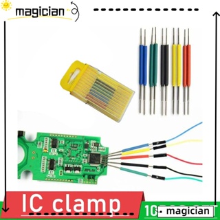 Mag คลิปทดสอบชิปวงจรรวม SOP SOIC TSOP MSOP SSOP SMD วิเคราะห์โลจิก โปรแกรมเมอร์ อเนกประสงค์