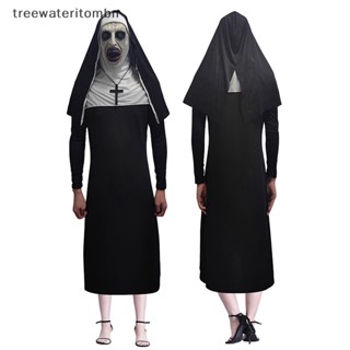 Tt The Horror Scary Nun Valak หน้ากากคอสเพลย์ ผีฮาโลวีน สําหรับผู้ชาย ผู้หญิง