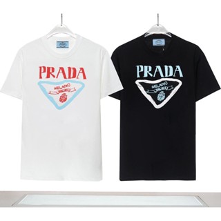 Prd - เสื้อยืดแขนสั้นลําลอง ทรงหลวม แฟชั่นสําหรับผู้ชาย และผู้หญิง