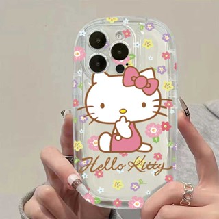 เคสโทรศัพท์มือถือ Tpu ลายการ์ตูนกระต่าย และคิตตี้ สีชมพู สําหรับ VIVO Y11 Y12 Y15 Y77 Y17 Y33S Y21S Y21 Y15S 2021 Y15A Y95 Y91 Y02 Y20 Y20i 12S 12A Y20s Y7s S1 Pro Y9s Y19 Y30 Y30i Y1S Y93 91C