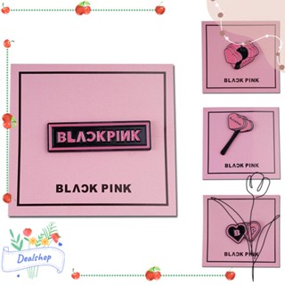 Dealshop เข็มกลัด BLACKPINK น่ารัก ของขวัญแฟนคลับ เครื่องประดับเข็มกลัดปกเสื้อ