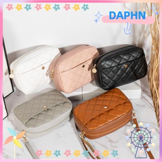 Daphs กระเป๋าสะพายไหล่ หนัง PU ทรงคลัทช์ แต่งสายโซ่คล้อง ขนาดเล็ก 5 สี แฟชั่นสําหรับสตรี