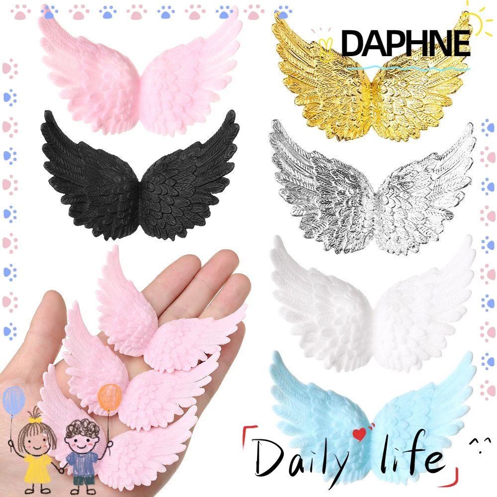 Daphne ปีกนางฟ้าพลาสติก ตกแต่งเค้กและกระเป๋าเป้ 12 ชิ้น