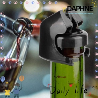 Daphne จุกปิดขวดไวน์ แชมเปญ แบบพลาสติก ซิลิโคน ใช้ซ้ําได้ 5 ชิ้น