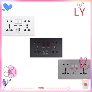 เต้าเสียบ 1A1C 18W ชาร์จอินเตอร์เฟซ พอร์ต USB สวิตช์ควบคุม