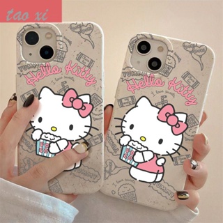 เคสป้องกันโทรศัพท์มือถือ แบบนิ่ม ลายแมว KT กันกระแทก สําหรับ Apple Iphone 14promax 13 12 11 7 8plus YZA0