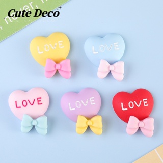 CROCS 【Cute Deco】กระดุมเรซิ่น รูปโบว์น่ารัก สําหรับตกแต่งรองเท้า DIY