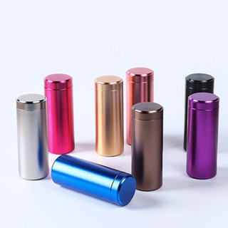 [GQQ] กล่องเก็บใบชา อลูมิเนียม ขนาดเล็ก แบบพกพา 12x4.4 ซม. หลากสี สําหรับงานแต่งงาน