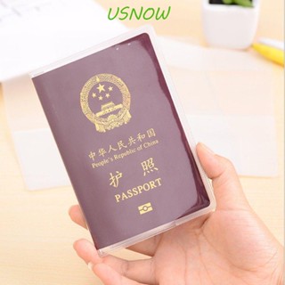 Usnow เคสใส่หนังสือเดินทาง เอกสาร PVC ใส สําหรับเดินทาง