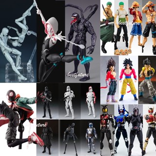 Shf ฟิกเกอร์ SHFiguarts One Piece Body Kun Body Chan Venom Kamen Rider Star Wars Articulado โมเดลสะสม