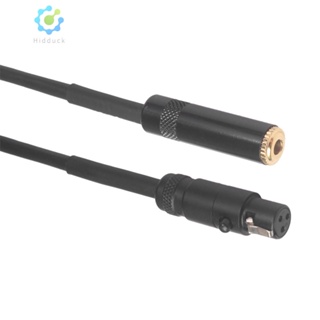 [Idduck.Th] อะแดปเตอร์เสียงสเตอริโอ ชุบทอง XLR 3pin ตัวเมีย เป็น 3.5 มม. 1/8 นิ้ว ตัวเมีย