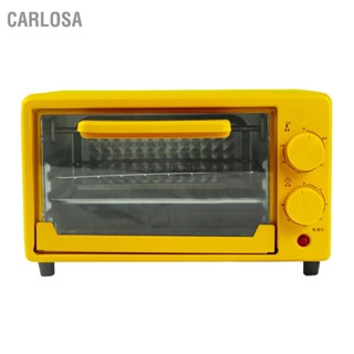 CARLOSA 12L เตาอบขนาดเล็ก 600W เคาน์เตอร์เตาอบมัลติฟังก์ชั่นเตาอบลายน่ารักสำหรับ Home Kitchen AU Plug