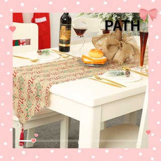 PATH ผ้าปูโต๊ะ แบบเรียบ สําหรับตกแต่งบ้าน