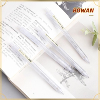 Row เครื่องเขียนดินสอ 0.5 / 0.7 มม. 2B สีใสสไตล์ญี่ปุ่น