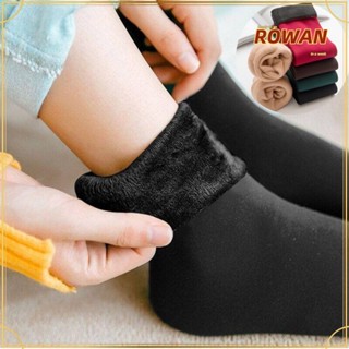 ROWANS Snow Socks Winter Warmer Thermal Wool Snow Boots Sleeping Socks