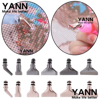 YANN 1PC Alloy Point Drill Pen Heads Embroidery Diamond Painting Pen Replacement Pen Heads DIY Crafts Reusable Multi Placers Single Placer Quick Cases Tool Nail Art Pen Tips/Multicolor