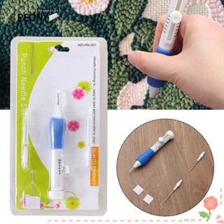 PEONY Hot Embroidery Pen Set Sewing Accessories Threaders Punch Needle Punch Magic pencil New Craft Tools DIY