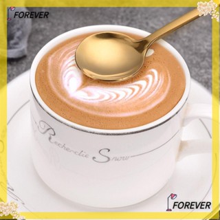 Forever ช้อนกาแฟ ทรงกลม สะท้อนแสง สไตล์นอร์ดิก