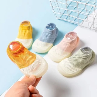 รองเท้าเด็กหัดเดิน รองเท้าเด็ก ตาข่าย พื้นยาง รุ่นระบายอากาศได้ดี Size 11.5-13.5 cm