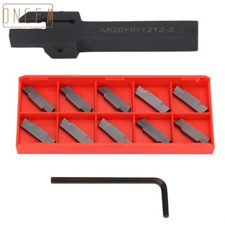 【ONCEMOREAGAIN】High Quality MGEHR1212 3 Lathe Grooving Parting Tool Holder with Carbide Inserts