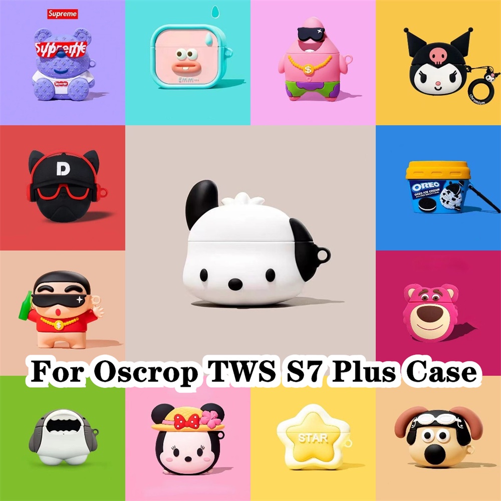 สําหรับ Oscrop TWS S7 Plus Case ทนต่อการตกและทนต่อการสึกหรอสําหรับ Oscrop TWS S7 Plus ปลอกหูฟังแบบนุ