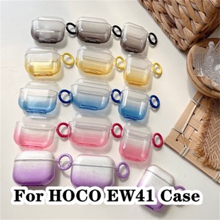 【imamura】สําหรับ Hoco. Ew41 เคสใส แบบนิ่ม ไล่โทนสีเหลือง สําหรับ HOCO EW41