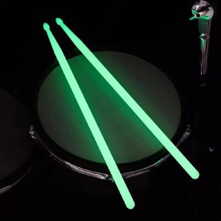 1pair 5A Luminous Drum Sticks Fluorescent Drumsticks Glow in The Dark Gift