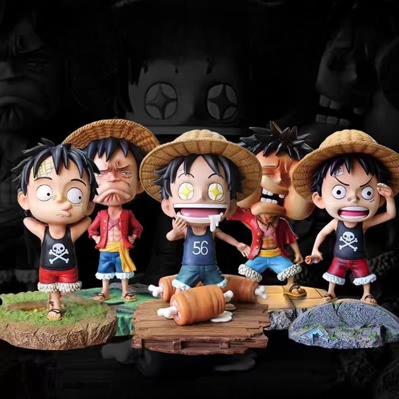 โมเดลฟิกเกอร์ One Piece Luffy Boy ของเล่นสําหรับเด็ก