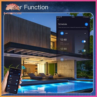 ฝนตก❤  Moes สวิตช์ไฟพัดลมอัจฉริยะ 220V AC WiFi Tuya Smart Home Control Breaker -T