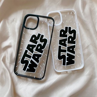 เคสป้องกันโทรศัพท์มือถืออะคริลิค ลาย Star Wars กันกระแทก สําหรับ Iphone 14Promax 13promax 12promax 11promax 11pro 12pro 8plus