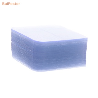 [BaiPester] เทปกาวใส ด้านเดียว กันน้ํา แข็งแรง ไร้รอยต่อ สําหรับติดตกแต่งผนังบ้าน ห้องครัว กระเบื้อง 50 ชิ้น