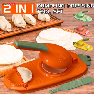2 In 1 Dough Pressing Tool Set Dumpling Maker Mould Manual Press Dumplings Skin Tool Set Dumpling Wrapper Maker Dumpling Maker Mould homelove