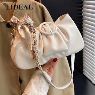 LIDEAL กระเป๋าสะพายข้าง กระเป๋าถือ หรูหรา สไตล์ฝรั่งเศส แฟชั่นสําหรับสตรี 2023NEW L91T