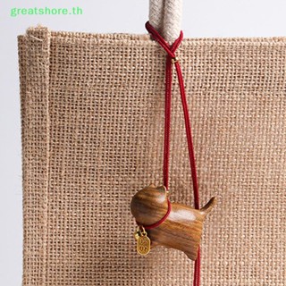 Greatshore จี้รูปแมวน่ารัก สีดํา สีเขียว สร้างสรรค์ เครื่องประดับแฟชั่น ของขวัญ TH