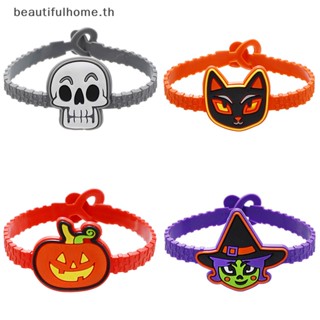 ｛Halloween Decor｝ฝันร้าย ก่อนวันคริสต์มาส สร้อยข้อมือซิลิโคน สร้อยข้อมือกีฬา กําไลยาง ~