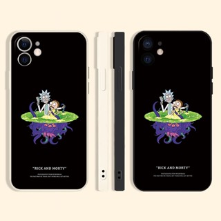 Rick Morty for เคสไอโฟน 11 12 13 14 promax เคสโทรศัพท์ 7 8Plus Se2020 8พลัส เคส iPhone X Xr XsMax science fiction cover