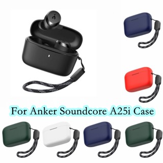 พร้อมส่ง!  เคสหูฟัง แบบนิ่ม สีพื้น สําหรับ Anker Soundcore A25i Anker Soundcore A25i