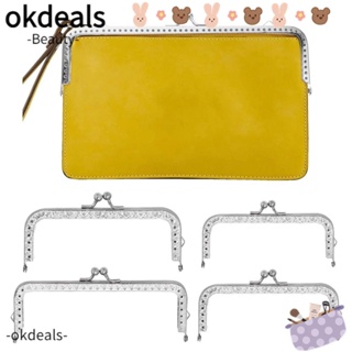 Okdeals ตะขอล็อคกระเป๋า รูปตัวล็อก สไตล์วินเทจ สําหรับทํางานฝีมือ DIY