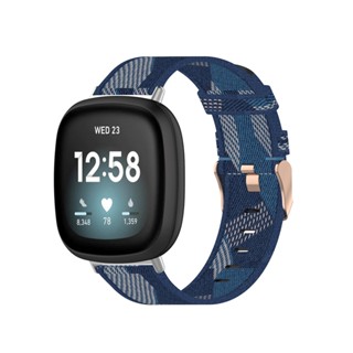 [Janesin] สายนาฬิกาข้อมือไนล่อน แบบนิ่ม แบบเปลี่ยน สําหรับ Fitbit Versa 3 Sense 2 Lite