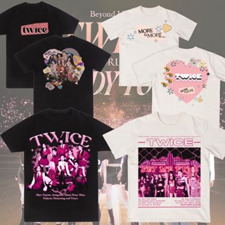 [100% Cotton]Twice Ready To Be Concert T-Shirt Cotton with Rubberized HD Print แฟชั่นแขนสั้นผ้าฝ้าย