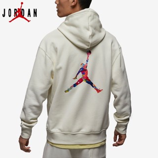 【พร้อมส่ง】ของแท้ 100% เสื้อแจ็กเก็ตกีฬาลําลอง พิมพ์ลายโลโก้กราฟฟิติ Air Jordan ให้ความอบอุ่น สําหรับผู้ชาย FD4801-133-292