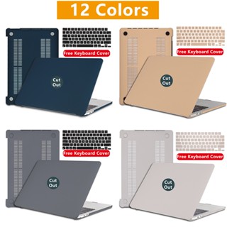 เคสแข็ง เนื้อแมตต์ สีครีม สําหรับ Macbook Air 15 M2 case Candy Hard cover 2023 2022 Pro 13 Air M1 A2337 A2338 Pro 14 A2779 A2681 A2941