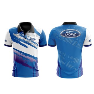 MOTOSHIRT FORD-A03-22 เสื้อคอปกแขนสั้น