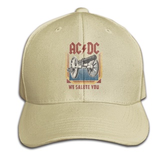 Acdc We Salute You หมวกเบสบอลลําลอง กันแดด ลาย Cannon Rock Band Concert Tour Merch แฟชั่น สําหรับตกปลากลางแจ้ง