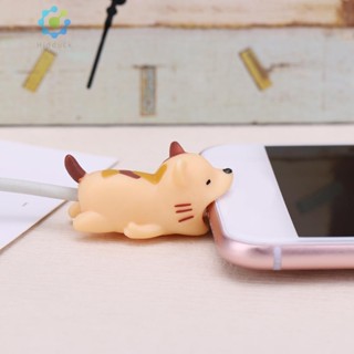 [Idduck.Th] ตัวถนอมสายชาร์จ USB TPU แบบนิ่ม ลายการ์ตูนสัตว์น่ารัก